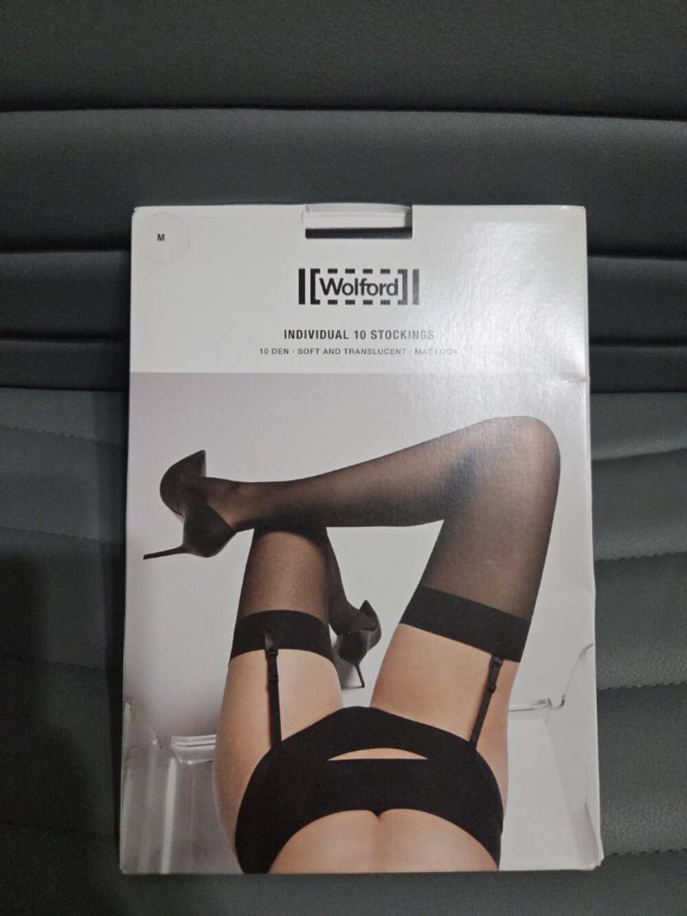 Wolford Individual 10 Stocking (Brand New) Medium